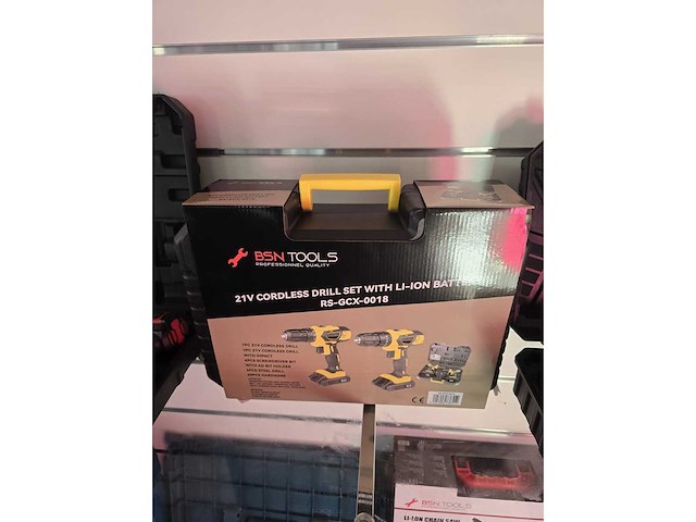 Bsn tools accu boorset 21v - afbeelding 1 van  12
