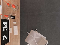 Bstone sten black matte 60x60 cm - vloertegel 23m² - afbeelding 2 van  4