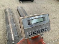 Bt hand hydraulische palletwagen met weegfunctie - afbeelding 2 van  4