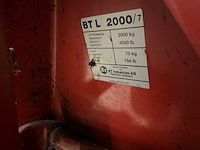 Bt l 2000 hand hydraulische palletwagen - afbeelding 2 van  3