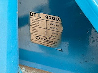 Bt l 2000 hand hydraulische palletwagen - afbeelding 4 van  4