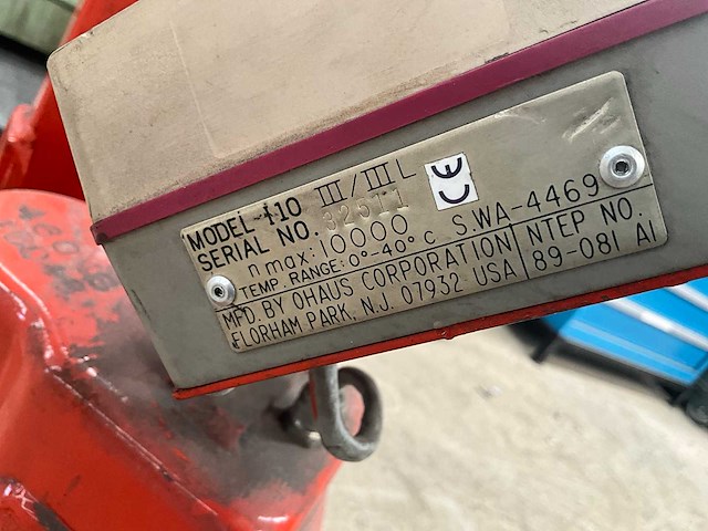 Bt lifter 2000 hand hydraulische palletwagen met weegschaal - afbeelding 3 van  8