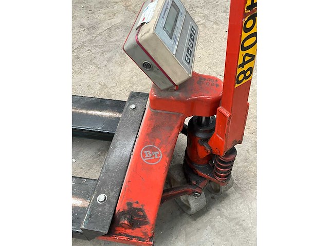 Bt lifter 2000 hand hydraulische palletwagen met weegschaal - afbeelding 6 van  8