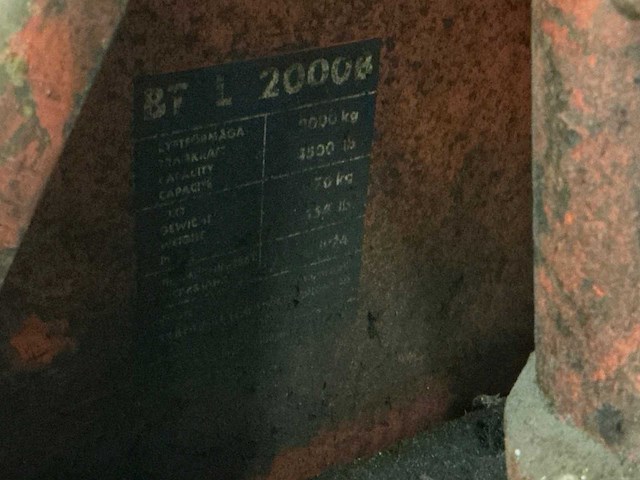 Bt lifters hand hydraulische palletwagen - afbeelding 4 van  4