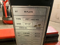 Bt ppt 1400 mx elektrische transpallet - afbeelding 2 van  13