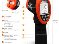 Btmeter pyrometer laser thermometer - afbeelding 4 van  4