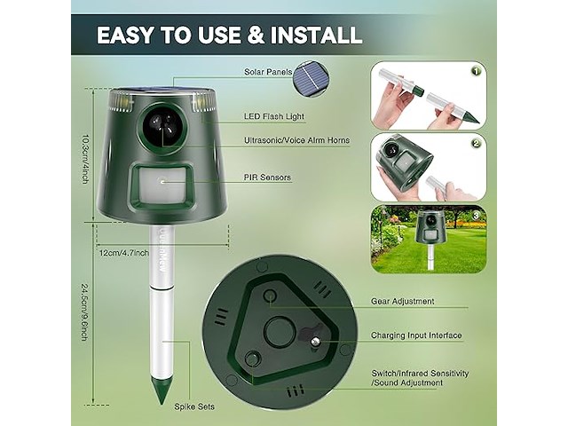 Bubbacare ultrasone dierenverjager - afbeelding 2 van  5