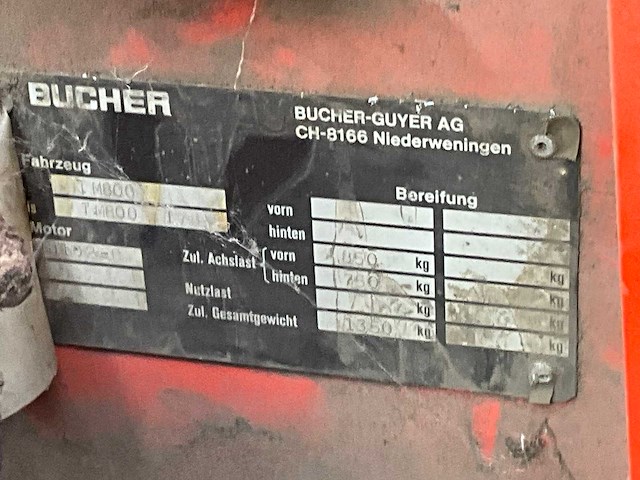 Bucher tm800 talutmaaier - afbeelding 18 van  18