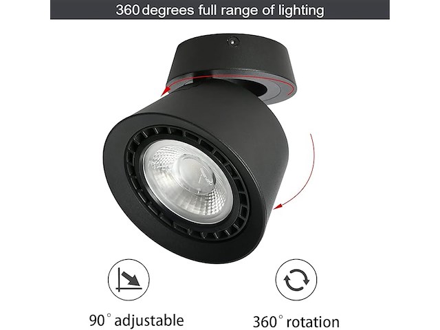 Budbuddy 12 w plafondspot - afbeelding 2 van  4