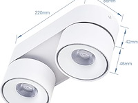 Budbuddy 2 x 12 w led opbouwlamp - afbeelding 2 van  4