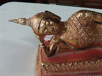 Buddha liggend brons - afbeelding 2 van  5
