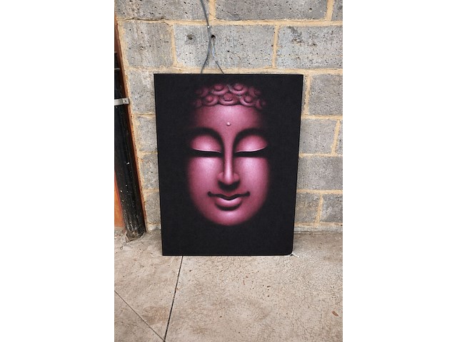Buddha schilderij op doek - afbeelding 1 van  1