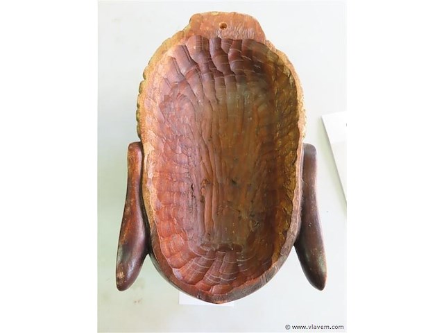 Buddha verguld en hout - afbeelding 3 van  4