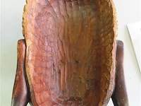 Buddha verguld en hout - afbeelding 3 van  4