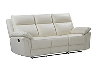 Buffalo leren 3-zits relaxbank - ivoor - afbeelding 2 van  9