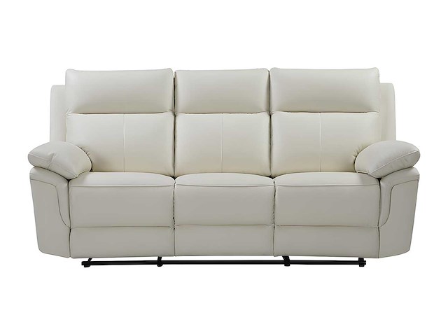 Buffalo leren 3-zits relaxbank - ivoor - afbeelding 4 van  9