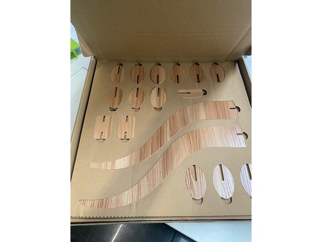 Buffel - muurdecoratie - mdf - 42 x 40 cm. - afbeelding 3 van  4