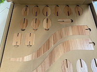 Buffel - muurdecoratie - mdf - 42 x 40 cm. - afbeelding 3 van  4