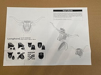 Buffel - muurdecoratie - mdf - 42 x 40 cm. - afbeelding 4 van  4