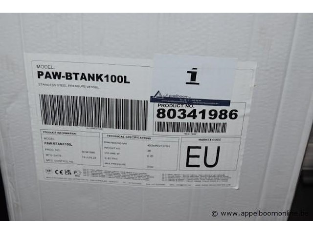 Buffervat, panasonic, paw-btank100l - afbeelding 2 van  2