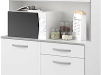 Buffetkast easy 101cm, 4 deuren & 1 lade - wit - afbeelding 2 van  7