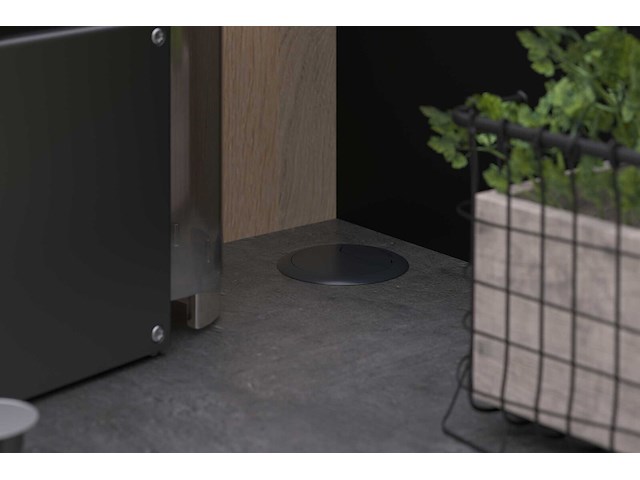 Buffetkast fumay met 2 deuren & 2 lades - eikdecor/betonlook - afbeelding 1 van  7