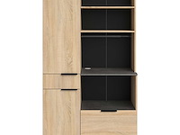 Buffetkast fumay met 2 deuren & 2 lades - eikdecor/betonlook - afbeelding 5 van  7