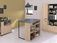 Buffetkast fumay met 2 deuren & 2 lades - eikdecor/betonlook - afbeelding 7 van  7