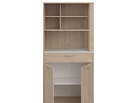 Buffetkast galatee met 2 deuren en 1 lade - eikdecor/wit - afbeelding 6 van  7