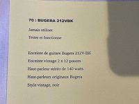 Bugera 212v-bk gitaarversterker - afbeelding 3 van  4