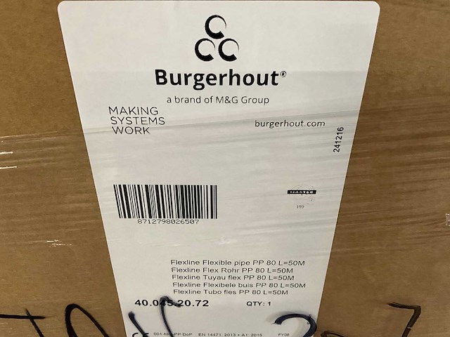 Buggenhout pp 80 l rookgasflexibel - afbeelding 4 van  7