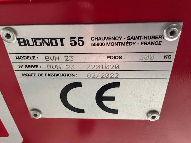 Bugnot bun 23 bv n.23 benzineboomversnipperaar versnipperaar - afbeelding 2 van  18