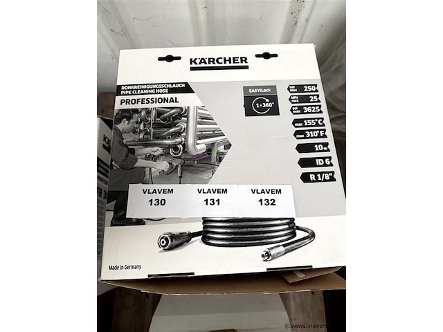 Buis reinigingsslang, fabr. karcher, 10 meter - afbeelding 1 van  1