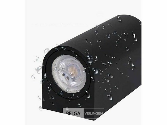 Buiten wandlamp - gu10 dual flow - dubbele stroom (10x) - afbeelding 6 van  7