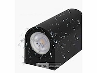 Buiten wandlamp - gu10 dual flow - dubbele stroom (10x) - afbeelding 6 van  7