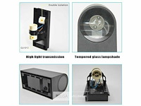 Buiten wandlamp - gu10 dual flow - dubbele stroom (10x) - afbeelding 7 van  7
