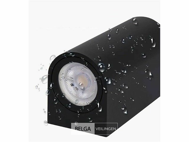 Buiten wandlamp - gu10 dual flow - dubbele stroom (20x) - afbeelding 6 van  7