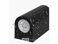 Buiten wandlamp - gu10 dual flow - dubbele stroom (6x) - afbeelding 6 van  7