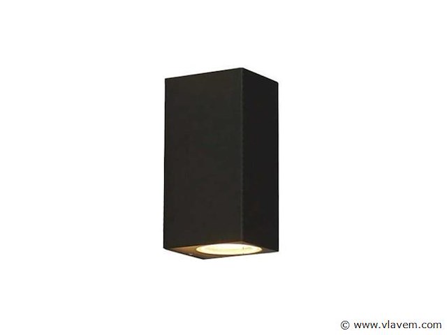 Buiten wandlamp - gu10 rechthoek - dubbele stroom (6x) - afbeelding 3 van  4