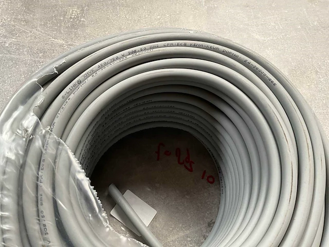 Buitenkabel xmvk 3x2,5 mm2 grijs 50 meter - afbeelding 3 van  4