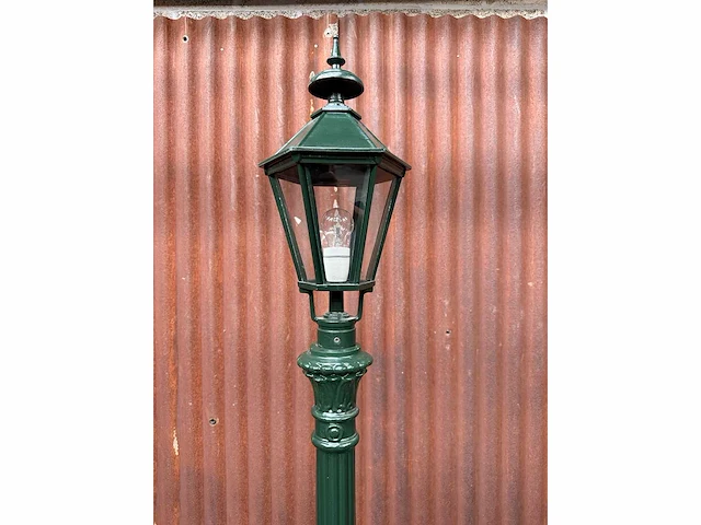 Buitenstraatverlichting groen - afbeelding 1 van  3