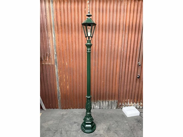 Buitenstraatverlichting groen - afbeelding 3 van  3