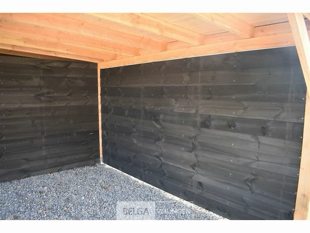 Buitenverblijf met berging douglas afm 250x400cm, 650x400x245x230cm - afbeelding 4 van  6