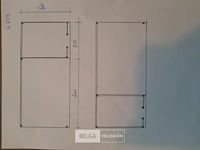 Buitenverblijf met berging douglas afm 250x400cm, 650x400x245x230cm - afbeelding 6 van  6