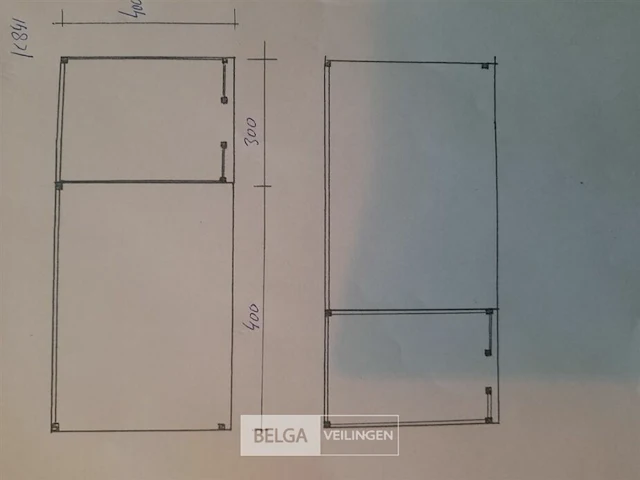 Buitenverblijf met berging douglas afm 300x400cm, 700x400x245x230cm - afbeelding 6 van  6