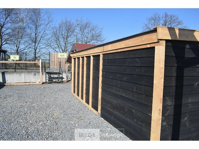 Buitenverblijf met berging douglas met berging 250x400cm 550x400x245x230cm - afbeelding 1 van  5