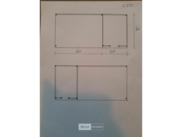 Buitenverblijf met berging douglas met berging 250x400cm 650x400x245x230cm - afbeelding 6 van  6