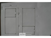 Buitenverblijf met berging douglas met berging 300x300cm 700x300x245x230cm - afbeelding 6 van  6