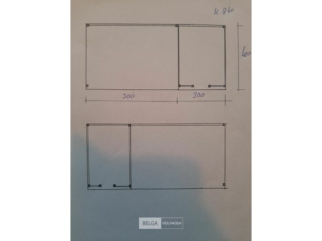 Buitenverblijf met berging douglas met berging 300x400cm 600x400x245x230cm - afbeelding 6 van  6
