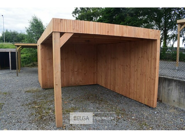 Buitenverblijf modern met berging en luifel - 400x600 cm - afbeelding 4 van  6